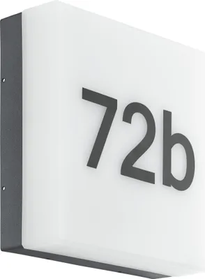 Produktbild von CORNALE Wand-/Deckenleuchte Lampe Beleuchtung - L21,5 x H21,5 x AL7cm - anthrazit - 1X8,3W inkl. - IP44