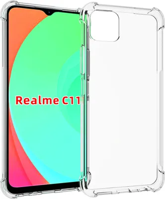 Produktbild von Realme C11 2020 Hülle, LaimTop Crystal Transparent Weich TPU Bumper Stoßfest Fallschutz Schutzhülle für OPPO Realme C11