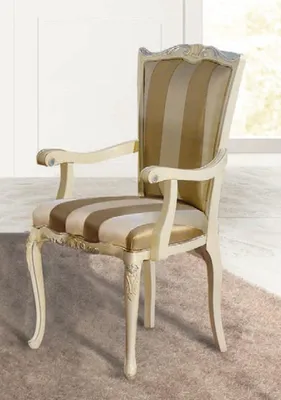 Obrázek produktu pro Židle Classic Design 1 Seater Armchair Wood Chairs Italský nábytek New