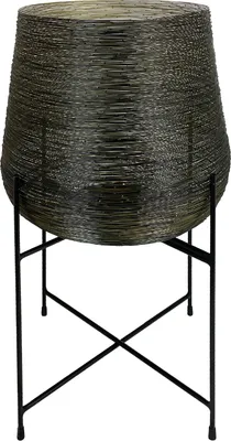 Produktbild von Kaheku Windlicht Copala schwarz gold 50 Ø 81h 1212004038