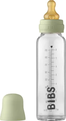 Immagine prodotto di Bottiglie per bambini Bottiglia per alimenti Bottiglia di vetro Bottiglia di vetro 225 ml Salvia Bavaglini