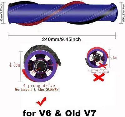 Image de Brosse pour aspirateur compatible avec Dyson