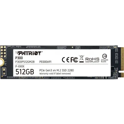 Immagine prodotto di Memoria PATRIOT P300P512GM28 - 512 GB - M.2