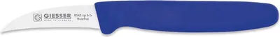 Produktbild von Giesser Messer Schälmesser Tourniermesser Kneipchen 6cm Klinge gebogen 11 Farben - blau