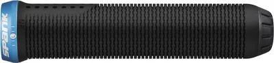 Image de Poignée Spank Spike 30, système de fixation à verrouillage, diamètre 30 mm, longueur 145 mm, noire/bleue, modèle 30.