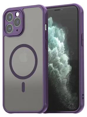 Produktbild von Techsuit – HaloFrost II MagSafe-Schutzhülle für iPhone 11 Pro Max – violett
