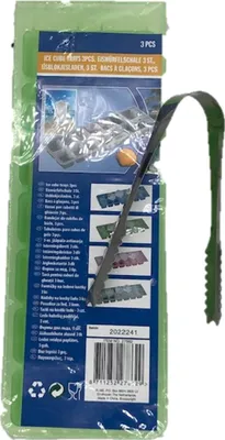 Produktbild von Eiswürfelform 14 Stück + Eiszange sortiert Farben
