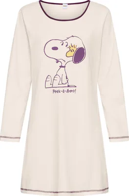 Produktbild von Peanuts Nachthemd ecru bedruckt Größe 40/42
