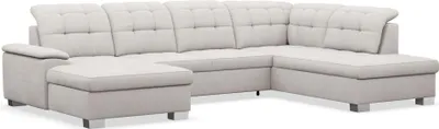 Produktbild von Selsey Jamaal - Wohnlandschaft mit Schlaffunktion und Stauraum, linksseitig, creme