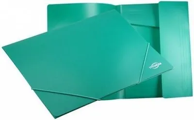 Produktbild von Mappe mit Gummizug A4 grün
