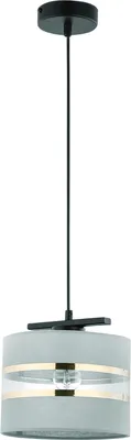 Immagine prodotto di Lampada a sospensione Sara nero-grigio 1xE27x15W in metallo, dimensioni: 85x20x20 cm, IP20, Sigma Lighting