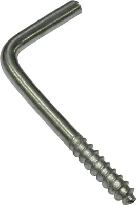 Produktbild von Gardinia Schraubhaken verzinkt silber matt 25 mm, 20 Stück