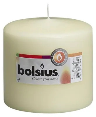 Produktbild von Bolsius Stumpenkerze 100 100 mm Elfenbein