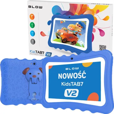 Produktbild von Tablet KidsTAB7 V2 BLOW 4/32GB niebieskie etui 2MP