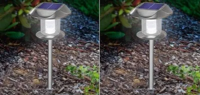 Produktbild von BUVTEC Solarleuchte „Sunnylight“ 2er Set, warm-/kaltweiß