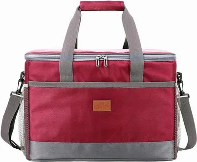 Produktbild von portabel thermotas, 36 Liter Kühltasche, Picknicktasche, mit verstellbarem Schultergurt, große Kapazität, für Reisen in der freien Natur, Strand, Camping, Wandern, Picknick