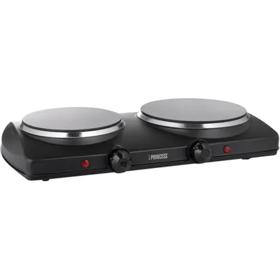 Immagine prodotto di Princess doppio piano cottura in Vetroceramica 2000 W Nero