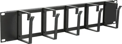 Produktbild von LOGON RAO115BL, Kabelmanagementtafel, Aluminium, Schwarz