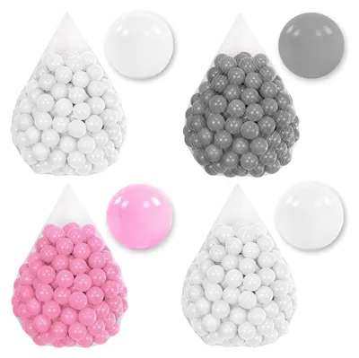 Produktbild von Bälle Für Bällebad 7 cm - 200 Stück - Bunte Babybälle Plastikbälle Baby Spielbälle | TUPPI