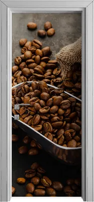 Produktbild von Tür Selbstklebende 80x210 cm Türfolie Türtapete Klebefolie - Tasse Kaffee