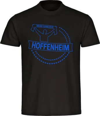 Produktbild von multifanshop Kinder T-Shirt - Hoffenheim - Meine Fankurve, schwarz, Größe 164