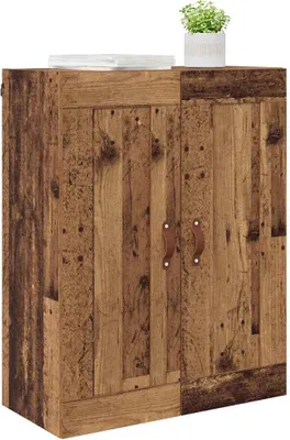 Image de vidaXL Armoire murale vieux bois 69,5 x 34 x 90 cm Bois composite