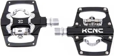 Produktbild von Kcnc Spd Mixed Pedale Schwarz,Silber Schwarz,Silber One Size