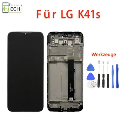 Produktbild von Für LG K41S K410EMW LCD Display mit Rahmen Touch Screen Bildschirm Werkzeuge