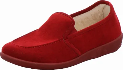 Produktbild von Rohde Damen Hausschuh Pantoffel Schurwolle Ballerup 2224, Größe:41 EU, Farbe:Rot