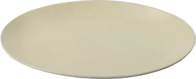 Produktbild von Kerzenteller oval Elfenbein Metall 70 x 90 mm