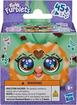 Zdjęcie produktu dla Furby Furblets Min-Tee, 6 lat(a), LR44, Baterie w zestawie