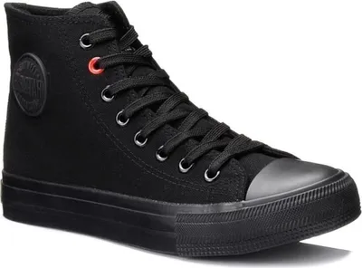 Produktbild von Damskie Klasyczne Wysokie Trampki Big Star T274033 Czarne 39