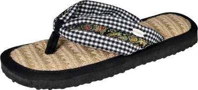 Produktbild von CINNEA® CANNES Zehentrenner Zimtdianetten mit Jute-Fußbett, gegen Fußschweiß und Fußhornhaut,ultra leicht, vegan Farbe schwarz Größe 36/37