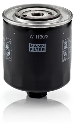 Produktbild von Ölfilter MANN-FILTER W 1130/2 Anschraubfilter für AUDI 100 Limousine (4A2, C4) A6 Avant (4A5, C4) A6 Limousine (4A2, C4) 100 Avant (4A5, C4)