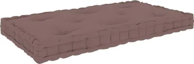 Produktbild von vidaXL Paletten-Bodenkissen Taupe 73x40x7 cm Baumwolle