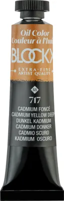 Produktbild von Blockx 3x Ölfarbe, Kadmiumgelb dunkel, Tube 20ml - Kadmium Dunkelgelb 212717BXC