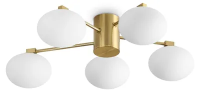 Obrázek produktu pro Ideal Lux 316697 HERMES stropné svietidlo 5xG9 D600mm mosadzná