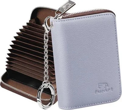 Productafbeelding van Compacte RFID Creditcard-portemonnee met Sleutelhanger - 15/16 Slots, Duurzaam en Veilig