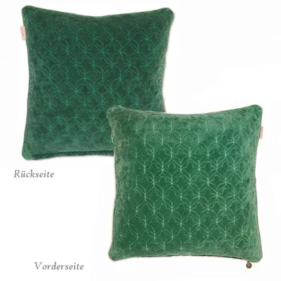 Produktbild von Pip Studio Zierkissen Quilty Farbe Grün Größe 45x45