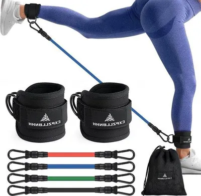 Produktbild von Famanu Widerstandsbanden Set - Effektives Fitnesstraining für Beine und Gesäß