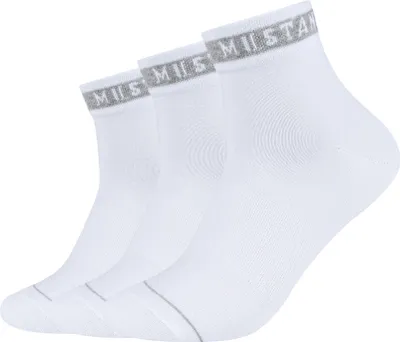 Produktbild von 3 Pack Herren Mustang White Mix MU32018 - 1001 43 - 46 l Socken