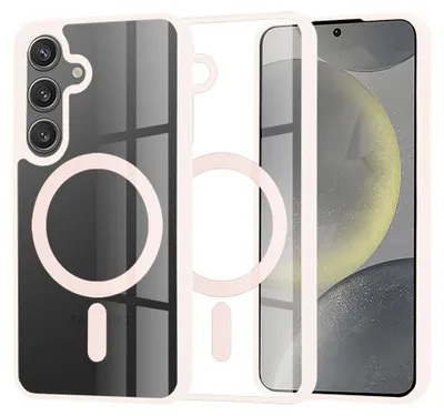Produktbild von Techsuit MagSafe Pro Back Cover Hülle für Samsung Galaxy S24 - Hellrosa
