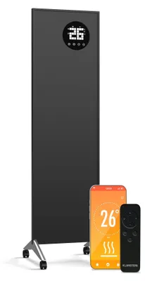 Obrázek produktu pro Klarstein Wonderwall Smart Bornholm Infračervený ohřívač, 400 W, Inteligentní ovládání, montáž na zeď, LED-Displej