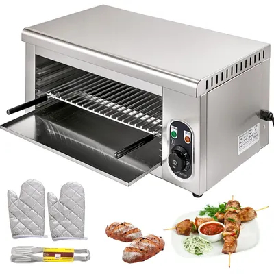 Image de Gril salamandre - Four salamandre électrique avec grille réglable, appareil à fondre le fromage