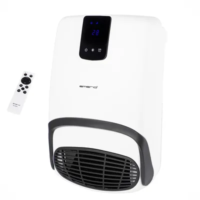 Productafbeelding van Emerio Badkamerverwarming – Voor Ruimtes tot 25 m² – Timer – Openraamdetectie – IP23 – Afstandsbediening – Touchdisplay – Handdoekhouder – BH-123818