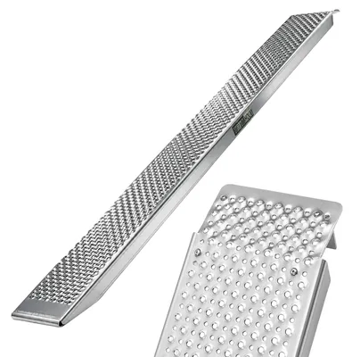 Produktbild von TRUTZHOLM Alu Auffahrrampe 250 cm 500 kg 26 cm breit Anti Rutsch gelocht Motorradrampe Verladerampe