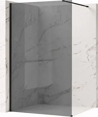 Productafbeelding van Rea Walk-in Douchewand Flexi Grey / Black 110