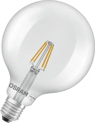 Immagine prodotto di OSRAM Lampada LED Star Globe G125 40 Filamento, 2700 K bianco caldo, 3,4 W, E27, trasparente, 470 lm, 15.000h, per apparecchi a sospensione, forma a sfera grande