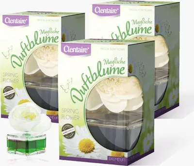 Produktbild von CLENTAIRE 15 x 75ml Spring Flower Premium Raumduft Lufterfrischer wie im Hotel