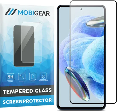 Produktbild von Mobigear Premium  Xiaomi Redmi Note 12 Pro Panzerglas Gehärtetes Glas Displayschutz - Hüllenfreundlich - Schwarz